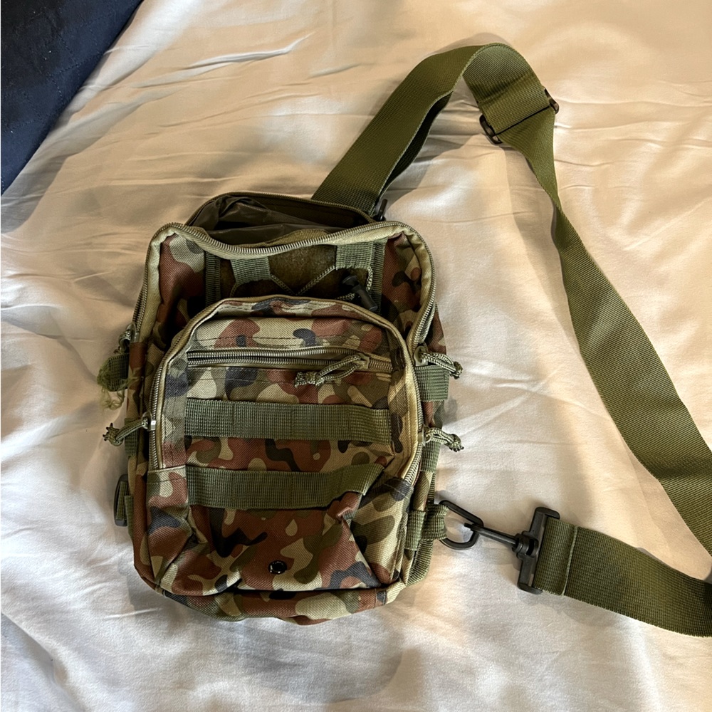Camo crossbody